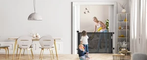 Retractable Door Bars Black 33*55in - Picture 1 of 24