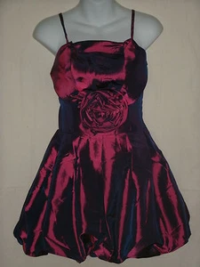 Mini Vestido Junior Frambuesa Rojo Lumi (EE. UU.) Burbuja-Correa Adj.Spagetti-Talla.S,M,L - Imagen 1 de 10