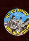 We are Family MILLION MARCH old pin October 16 2000  CIVIL RIGHTS pinback