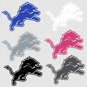 Detroit Lions Logo Decal Sticker - Picture 1 of 8