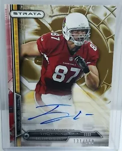 Tarjeta de novato autográfica Troy Niklas Cardinals 2014 NFL Topps Strata # 131/150 - Imagen 1 de 8