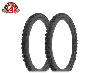 ALTALINE Bicycle TIRES 20" x 1.75" BLACK Knobby H-827 (2) TIRES MTB Bike - Picture 1 of 1