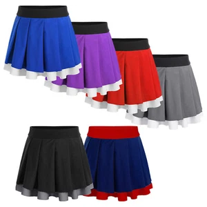 Kids Girls Skirts Scooters Ahletic Skirt Cheerleading Sportswear Holiday Golf - Picture 1 of 72