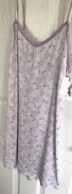 Women’s Jessica Simpson Night Gown / Chemise Medium Pink/Lavender Floral New - Image 1 of 4