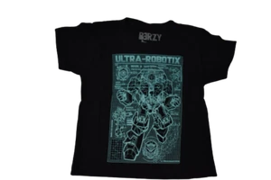 Camisa Negra Berzy Toddler Ultra-Robotix Schemática Nueva 2T - Imagen 1 de 1