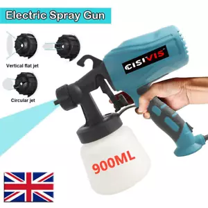 Handheld Wall Fence Paint Sprayer Electric Spray Gun Paint Fence Airless HVLP - Picture 1 of 13