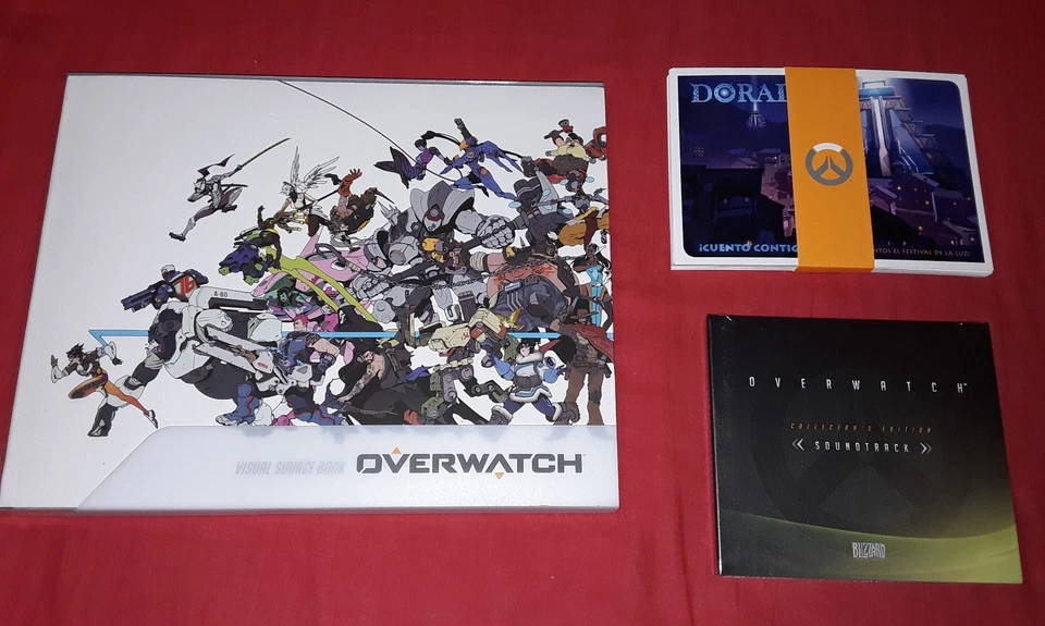 Overwatch bundle Visual Source Book, Soundtrack, & Postcards new blizzard - Image 1 of 1