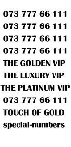 GOLD LUXURY VIP PLATINUM RARE 77766111 BUSINESS MOBILE NUMBER - PLATINUM GOLD