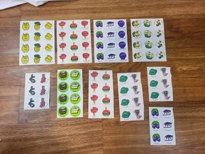 Lot Of Vintage CTP Scratch & Stiff Sticker Sheets 4 Full 6 Half Sheets - Picture 1 of 3