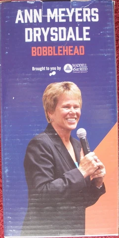 Ann Meyers Drysdale Phoenix Mercury Coach Bobble Head Doll NIB RARE Bobblehead Cover