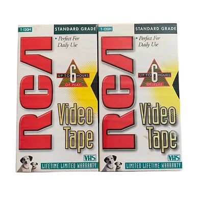 2 RCA T-120 VHS Blank Video Tapes - Image 1 of 3