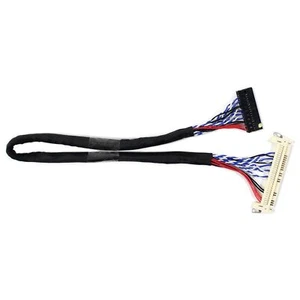 LVDS Cable (1 ch, 8-bit) 30 pin For 18.5inch 1366x768 Lcd M185B1-L01 LTM185AT01 - Afbeelding 1 van 2