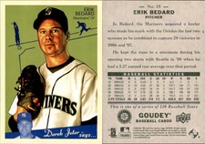 Erik Bedard 2008 Upper Deck Goudey #15 Card *AutographDen*