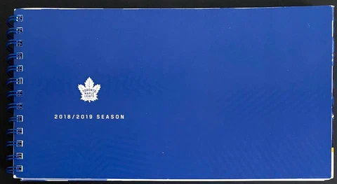 2018-19 Toronto Maple Leafs Full Season Ticket Book 4 Seats NHL Hockey Playoffs Cover