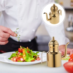 1PC Stainless Steel Grease Container Oil Container Long Spout Grease Container - Picture 1 of 11