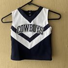 Cowboys Dallas Cowboys authentique filles pom-pom girl haut coque uniforme NFL taille 3T