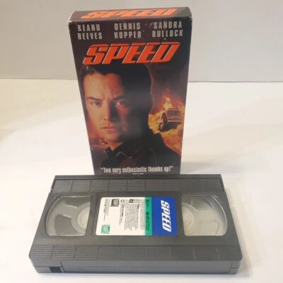 Speed VHS 1994 Keanu Reeves Dennis Hopper, Sandra Bullock - Image 1 of 4
