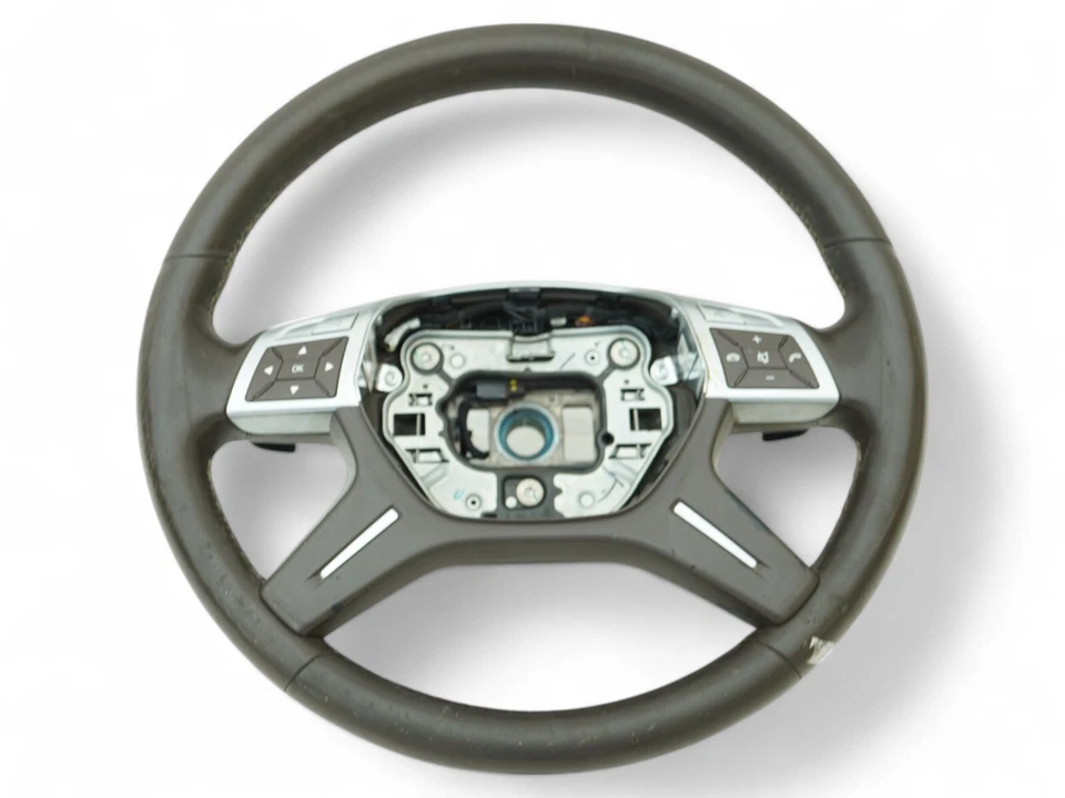 2013 - 2016 Mercedes Benz Gl Class X166 Steering Wheel Leather Paddle Shifter - Image 1 of 4