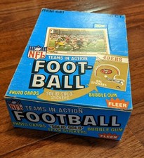 1982 Fleer Teams in Action Football Cards - Pick The Cards to Complete Your Set