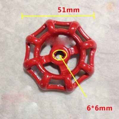 10X Water Valve Handle Wheel Iron Metal Faucet Knobs Industrial Arts Craft Home - Image 1 of 4