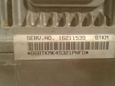 Módulo de control electrónico ECM del motor 6-191 3,1 L compatible con 96 ACHIEVA 581260 Foto 1 de 3