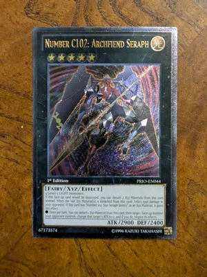 Number C102 Archfiend Seraph PRIO-EN044 Ultimate Rare 1st Ed Near Mint Yu-Gi-Oh! - Image 1 of 2