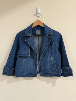 Chaqueta Denim Azul Recortada Lysse Jeanne Talla XS Boho Clásica Edgy Scandi Niña Foto 1 de 4