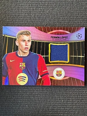 Fermin Lopez 2024-25 Topps UEFA Club Competitions Superstars Relic Purple /299 - Image 1 of 2