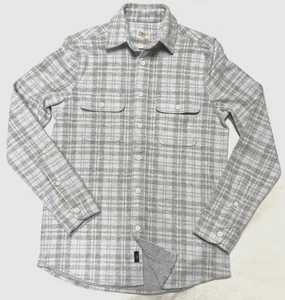 FAHERTY Shirt Men's XS Legend sweater Gray Plaid Button Up Stretch Soft Casual - Picture 1 of 11