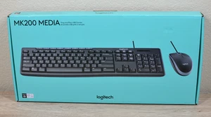 NEW Logitech Usb Keyboard And Mouse Combo Plug-and-play - Picture 1 of 2