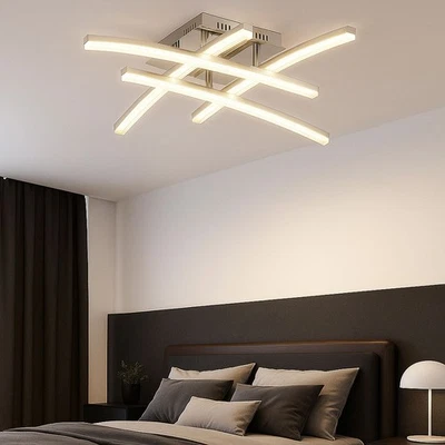 Lampada Da Soffitto Design LED Per Soggiorno Bolle D'Aria Cromo 45 Cm - Immagine 1 di 4