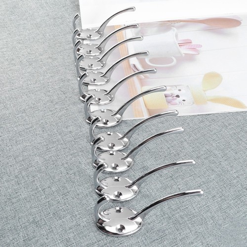 VETEMENTS 10 Pezzi Gancio Appendiabiti Resistente da Parete Doppio Asciugamano Accappatoio Appendiabiti Gancio Rack per