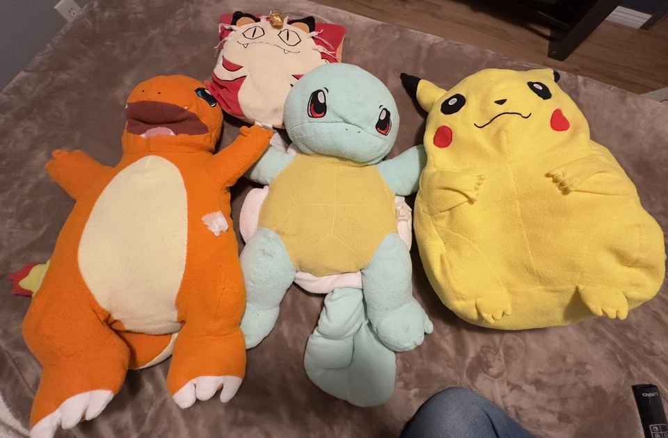 Lote de 4 peluches Pokemon vintage Foto 1 de 1