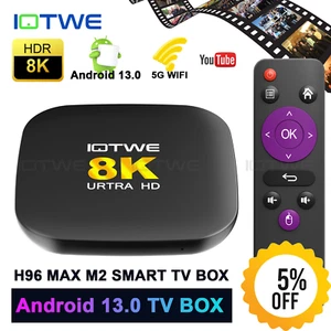 2025 Android 14.0 Smart TV BOX WIFI 128/64/32 GB Sieciowy odtwarzacz multimedialny Octa Core - Zdjęcie 1 z 52