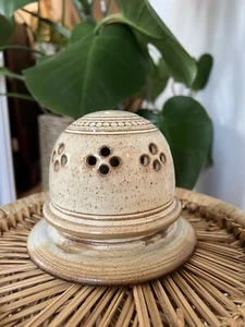 Birchwood Pottery Pot pouri Holder Vintage Stoneware Decor Rustic decor - Picture 1 of 19