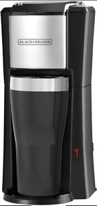 BLACK+DECKER SINGLE SERVE COFFEE MAKER… 16 OZ TRAVEL MUG INCLUDED..BRAND NEW.. - Picture 1 of 8