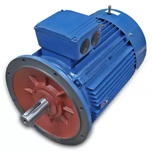 Drehstrommotor IE3 Energiesparmotor 11 kW 1500 U/min B5 Elektromotor Grauguss - Bild 1 von 4