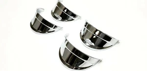 Headlamp Chrome Cover Trim Headlight Visor Eyebrow 1958-1970 1963 Chevelle - Picture 1 of 7