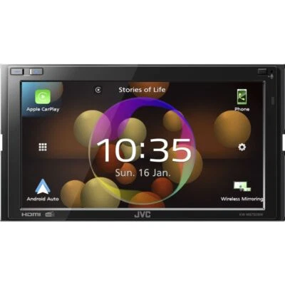 JVC KW-M875DBW 2-DIN Autoradio WiFi Apple CarPlay Android Auto Bluetooth DAB+ - Bild 1 von 3
