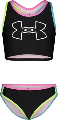 Midkini Under Armour Racer para niñas (niños grandes) talla 7 nuevo con etiquetas Foto 1 de 2