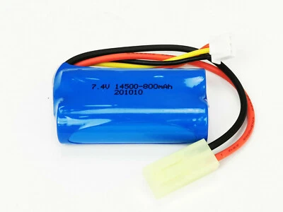 LIPO AKKU 7,4V 800mAh 14500 LI-PO RACINGPACK AKKUPACK SAISU SST XTC MINI TAMIYA  - Bild 1 von 2