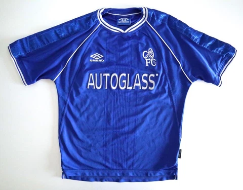 CHELSEA FC 1999/00 Umbro Home Football Shirt M Mens Classic Soccer Jersey Cover