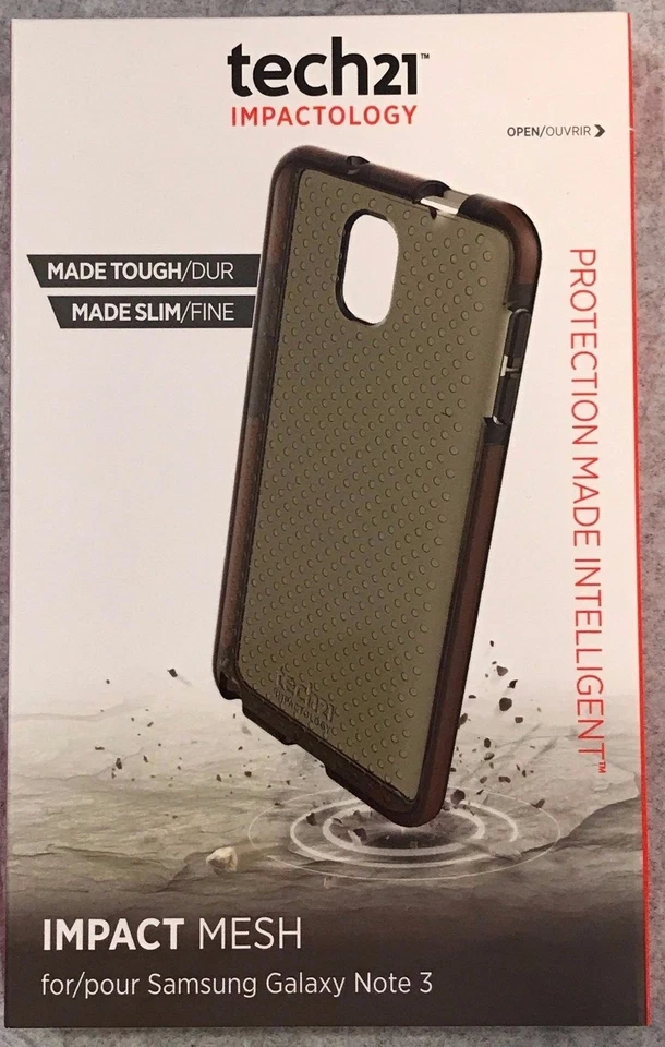 New Original tech21 Impact Mesh Case for Samsung Galaxy Note 3 +Screen Protector - Image 1 of 3