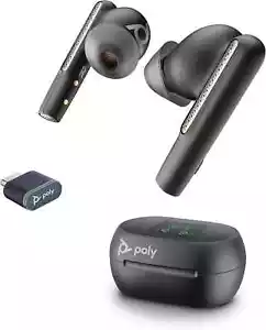 POLY Voyager Free 60+ UC USB-C With Touchscreen Charge Case MS Teams - 216066-02 - Picture 1 of 10