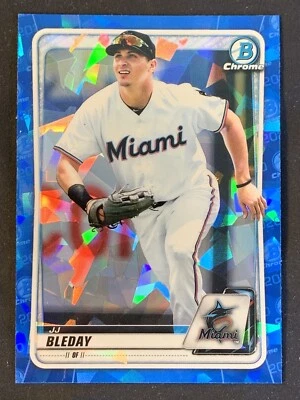 2020 Bowman Chrome Sapphire JJ Bleday #BCP-116 Marlins/Athletics - Image 1 of 2