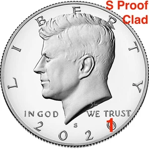 2021 S Kennedy Half Dollar Clad Proof Late 2020 Strike President A Best Grading - Bild 1 von 12