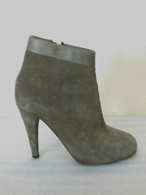 Isabel Marant - Botines - Boots - P.36 Eu - Ante Y Cuero - Marrón / Kaki - Imagen 1 de 4