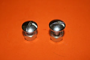 TRIUMPH NORTON BSA UNIVERSAL CHROME MUDGUARD FIXING SCREW NEW - Picture 1 of 3