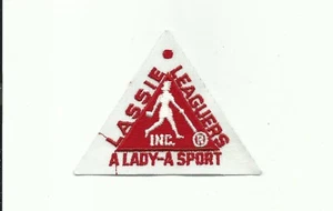 XX LASSIE LEAGUERS INC A LADY-A SPORT PATCH INSIGNIA ATHLETICS SPORTS FEMALE !!! - Picture 1 of 1