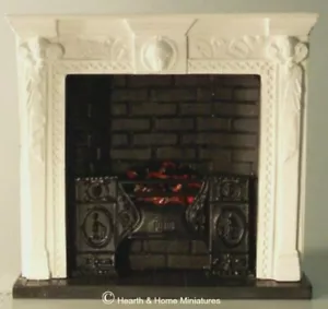 Chimenea de iluminación georgiana escala 12 WMR2B - Imagen 1 de 1